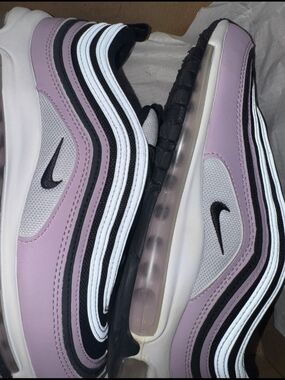 Nike Lavender, Black & White Air Max Style Sneakers